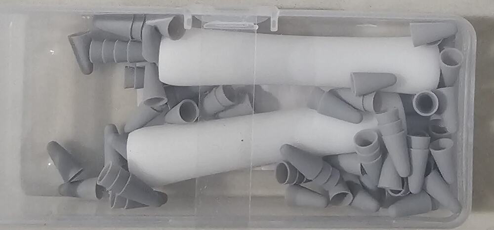 100 Pcs Silicone Nib Caps for Apple Pencil Grey Protective Tips NEW
